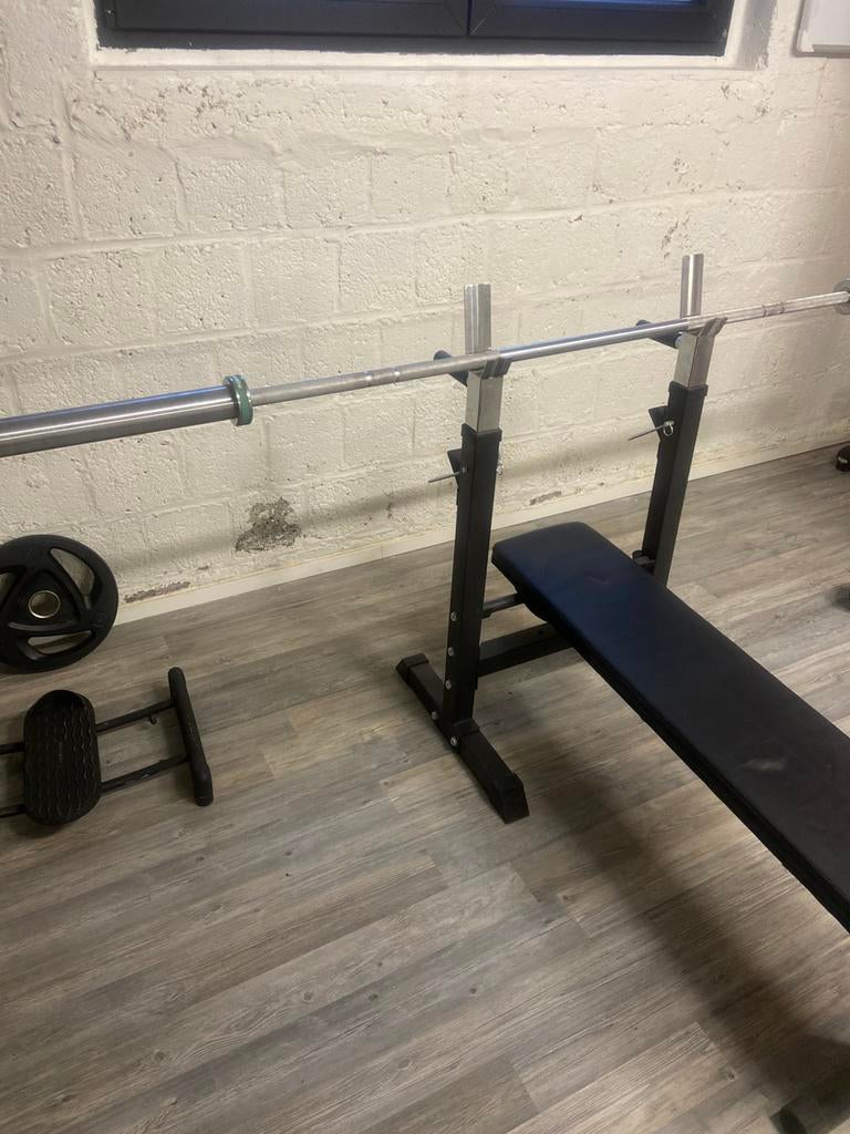 Gym halterbank halterbaar schijven, Enlèvement, Utilisé
