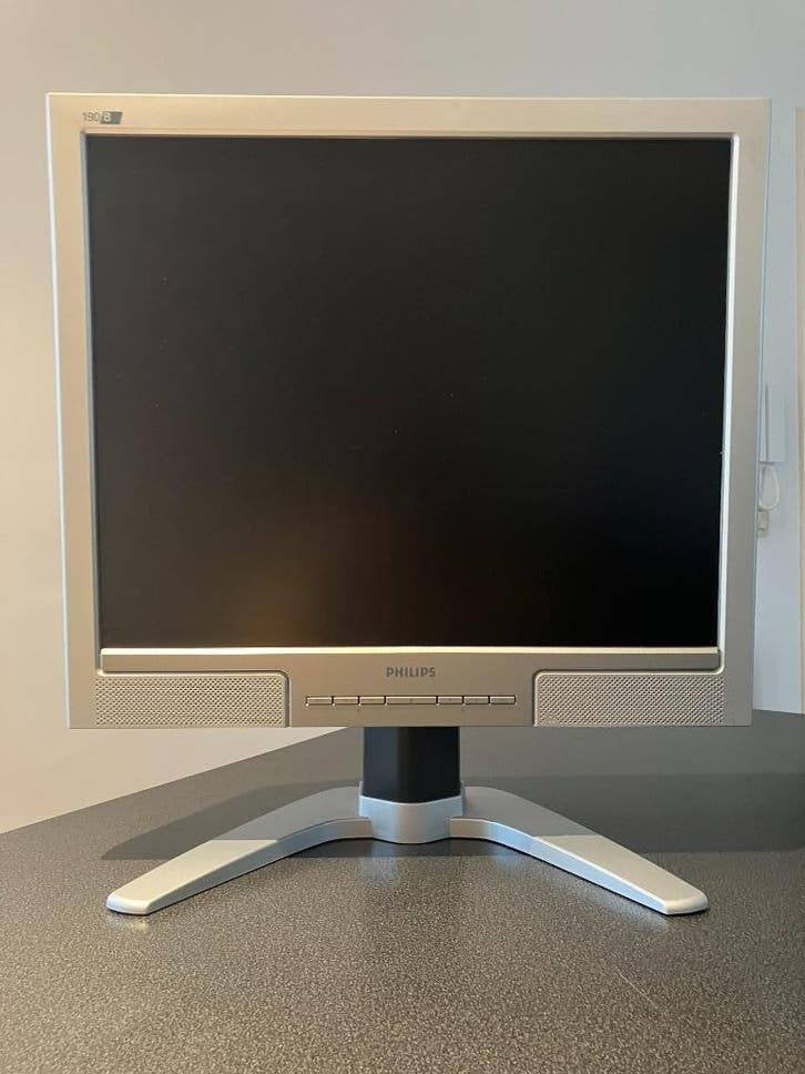 19" Philips 190B TFT LCD Monitor, Computers en Software, Ophalen, Philips, Gebruikt, In hoogte verstelbaar