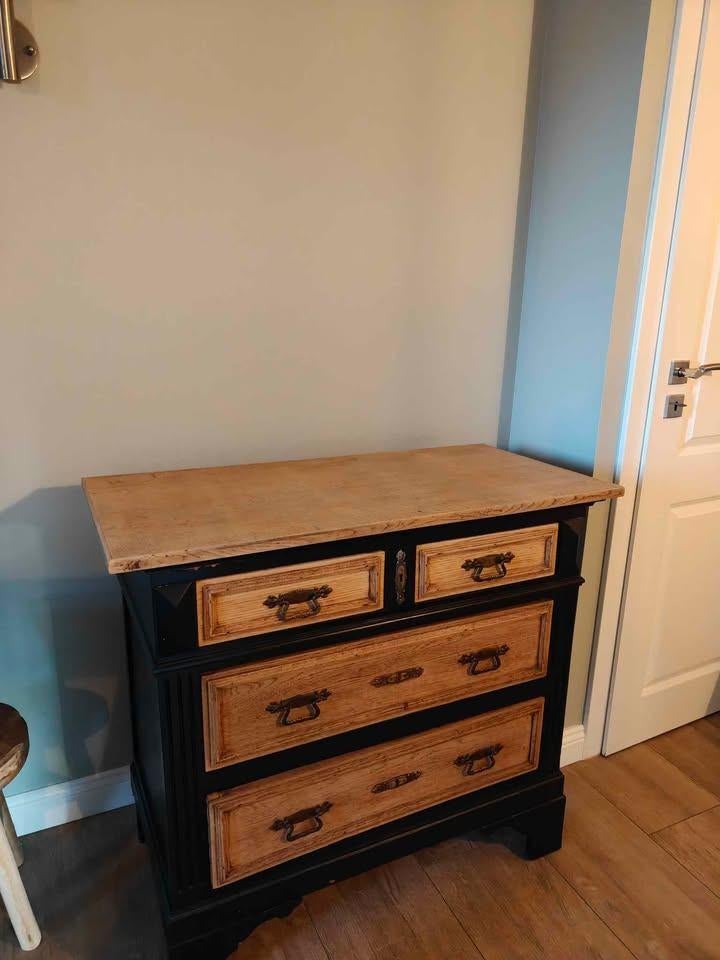 Houten dressoir, rustiek vintage 95*45*85 cm houten, Ophalen of Verzenden