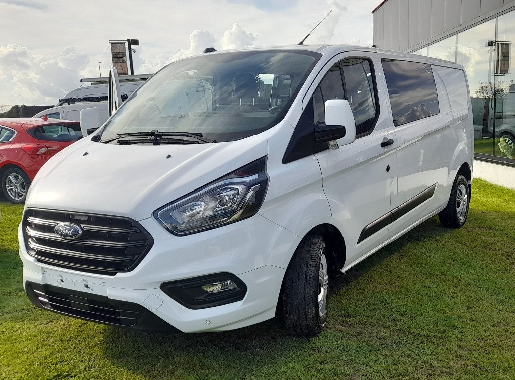 Ford Transit Custom Dubbele Cabine, Voorwielaandrijving, 4 deurs, 1995 cc, Wit