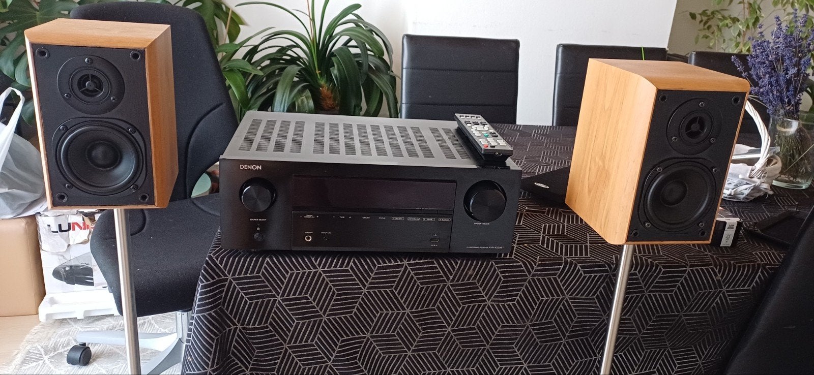Pack Audio Prêt à Brancher : Ampli Denon 4K + Enceintes Elta, Musique & Instruments, Amplis | Clavier, Moniteur & Sono, Enlèvement