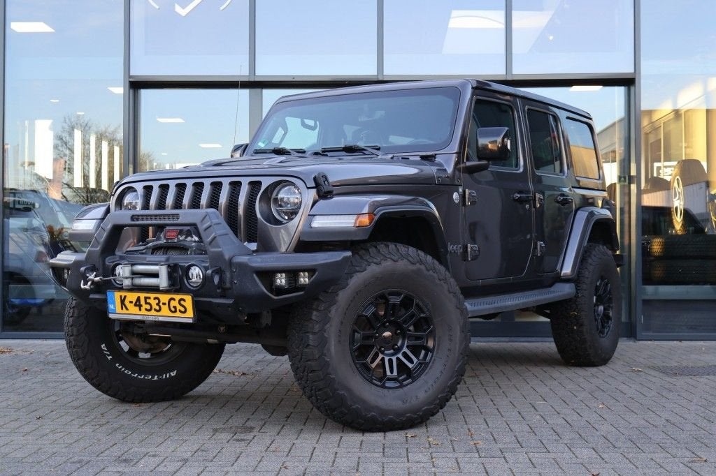 Jeep Wrangler 2.0T Unlimited Hardtop + Electrische softtop /, Auto's, Automaat, Cabriolet, Bedrijf, 201 g/km