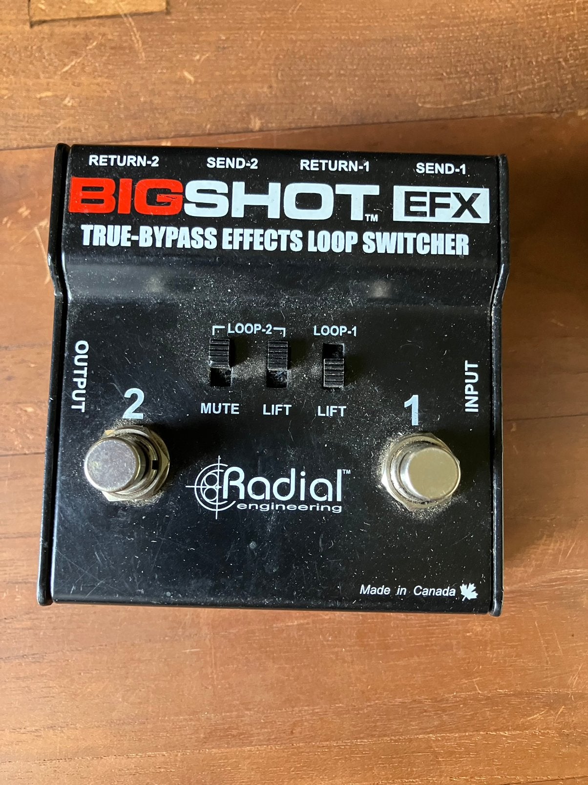 Radial BigShot, Muziek en Instrumenten, Verzenden, Gebruikt