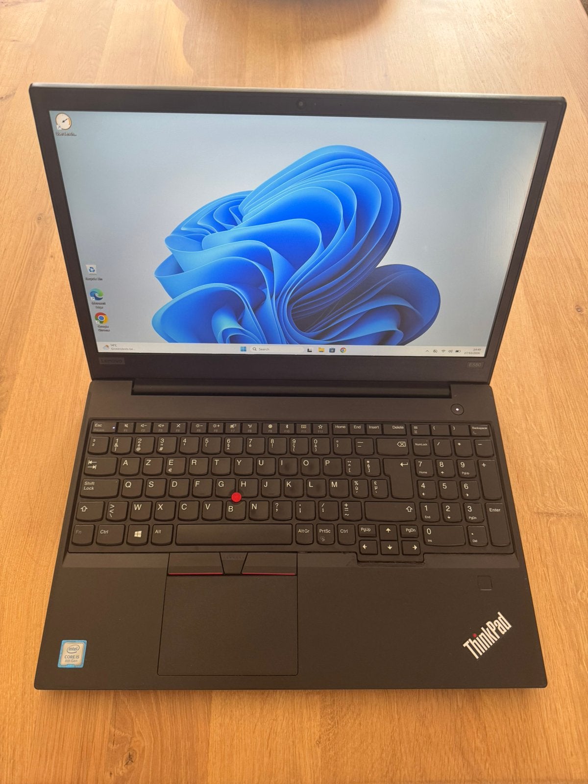 Lenovo ThinkPad E580 i5 - 8GB DDR4– 256GB – Win 11 Pro, Computers en Software, Ophalen, Gebruikt, 8 GB, SSD