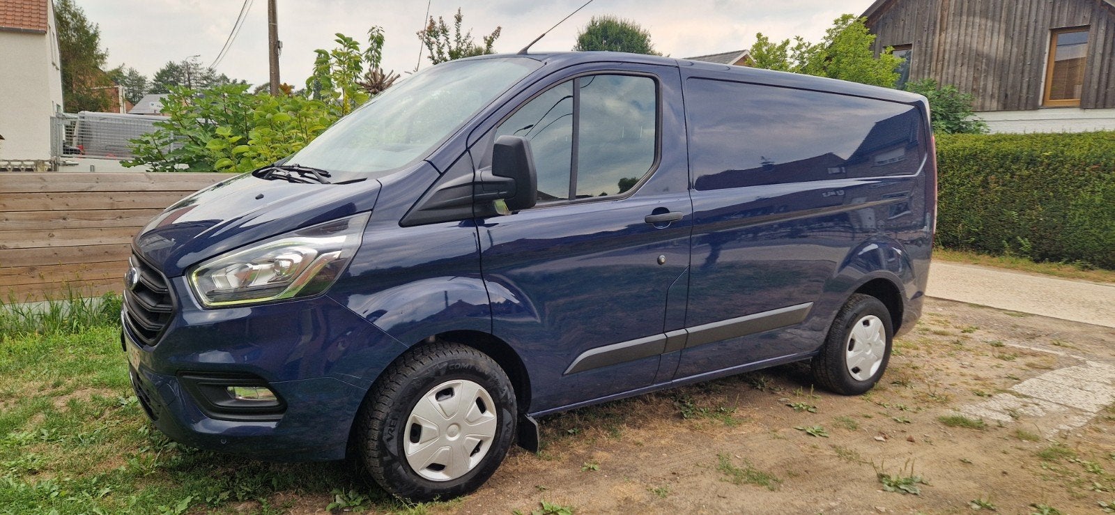 Ford transit custom, Auto's, Voorwielaandrijving, Stof, 1995 cc, Blauw