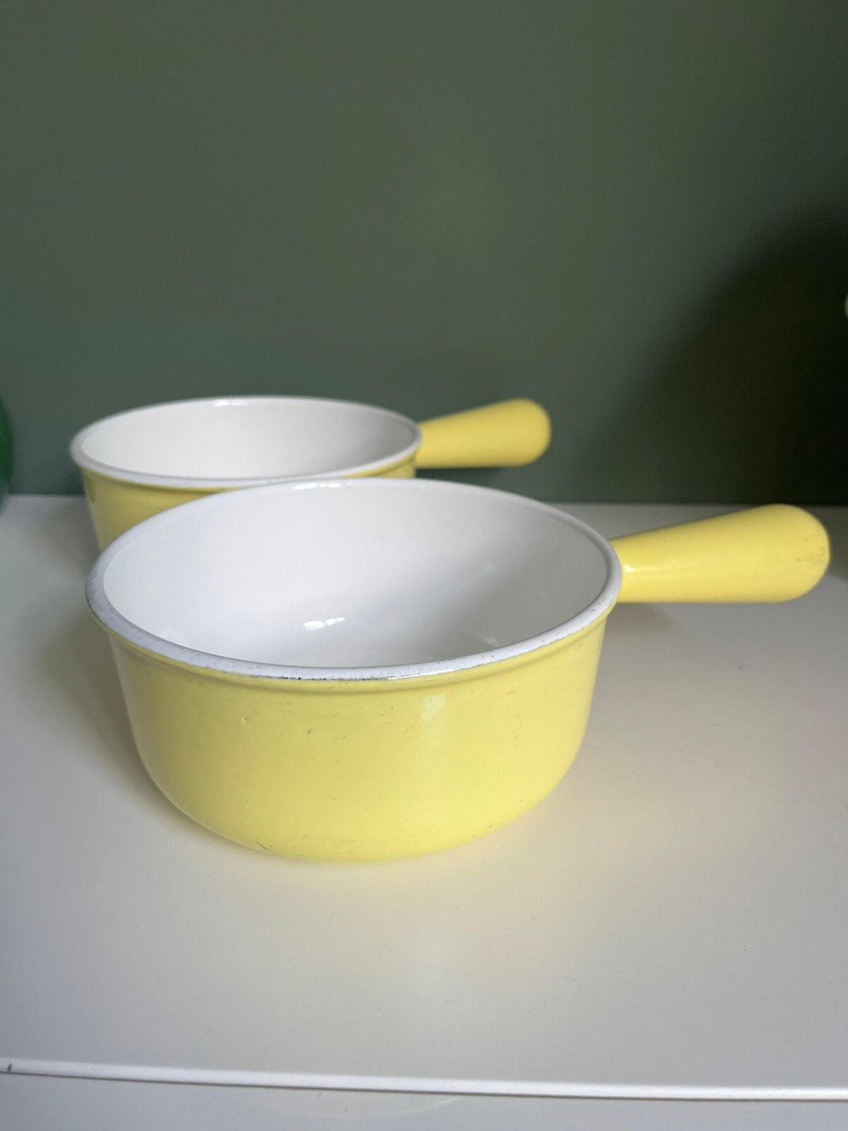 Poelon LE CREUSET en fonte emaillee, Enlèvement ou Envoi, Comme neuf, Fonte, Le Creuset