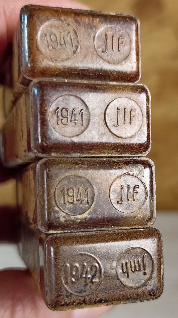 Flacons Allemand Hautentgiftungsmittel 1941-1942 ww2, Collections, Enlèvement ou Envoi, Armée de terre, Autres types