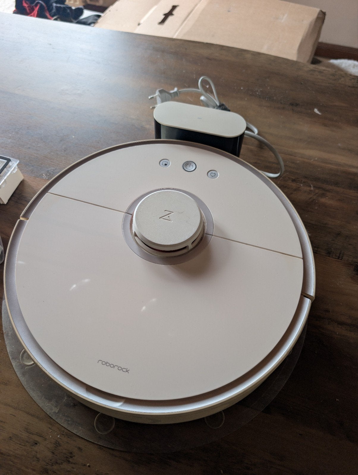 Aspirateur robot Roborock S5 avec balai et batterie neuve, Enlèvement, Fonction serpillière, Aspirateur robot