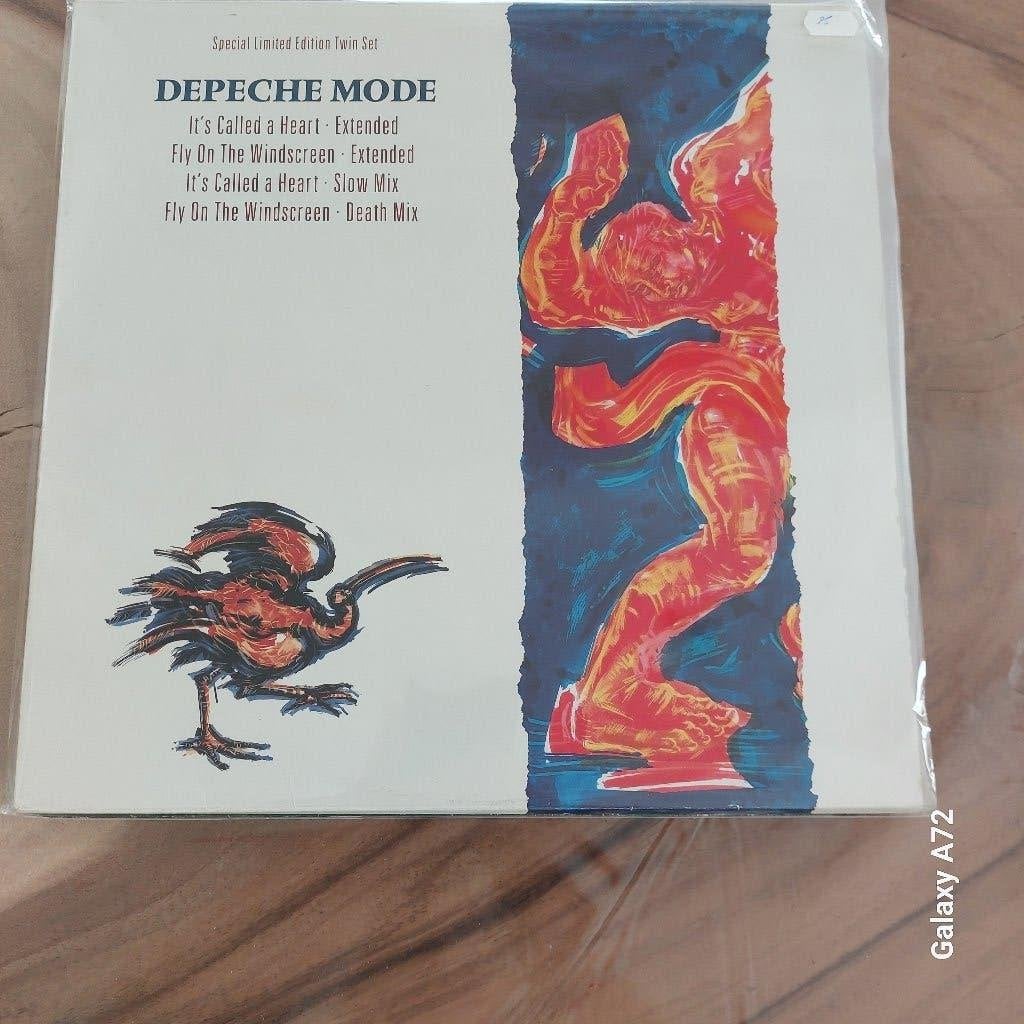 depeche mode it s called a heart 2x12 inch maxi, 12 pouces, Enlèvement ou Envoi, 1980 - 1989, Utilisé