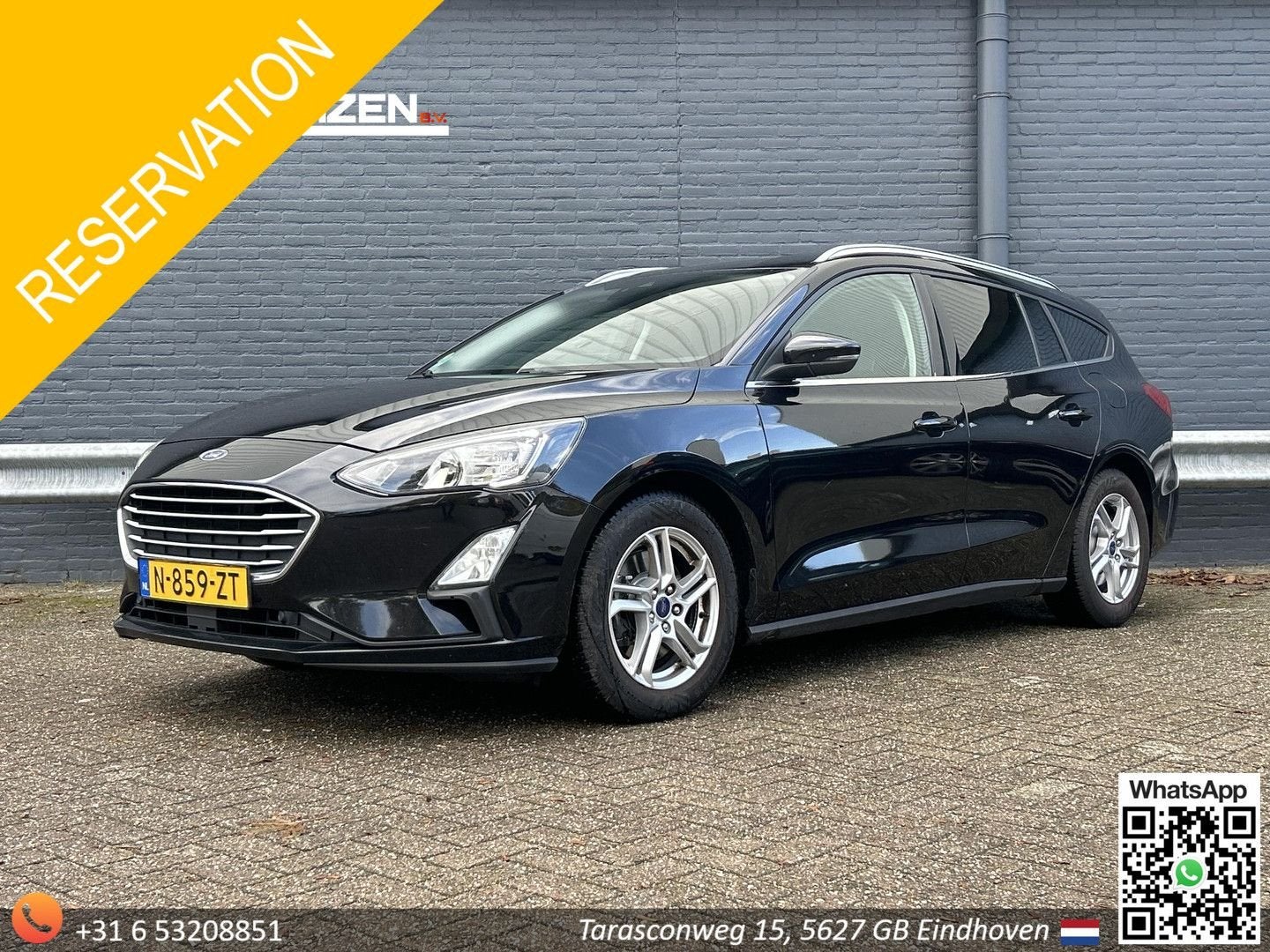 Ford Focus Wagon 1.5 EcoBlue Titanium X Business | € 5.950,-, Auto's, Focus, Zwart, Bedrijf, Te koop