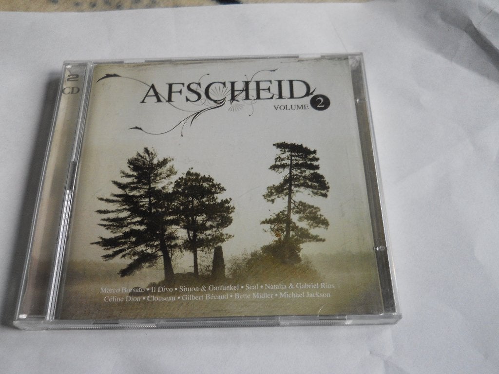 2 CD S - AFSCHEID - VOL 2, Cd's en Dvd's, Ophalen of Verzenden, Zo goed als nieuw, Verzamelalbum, Pop