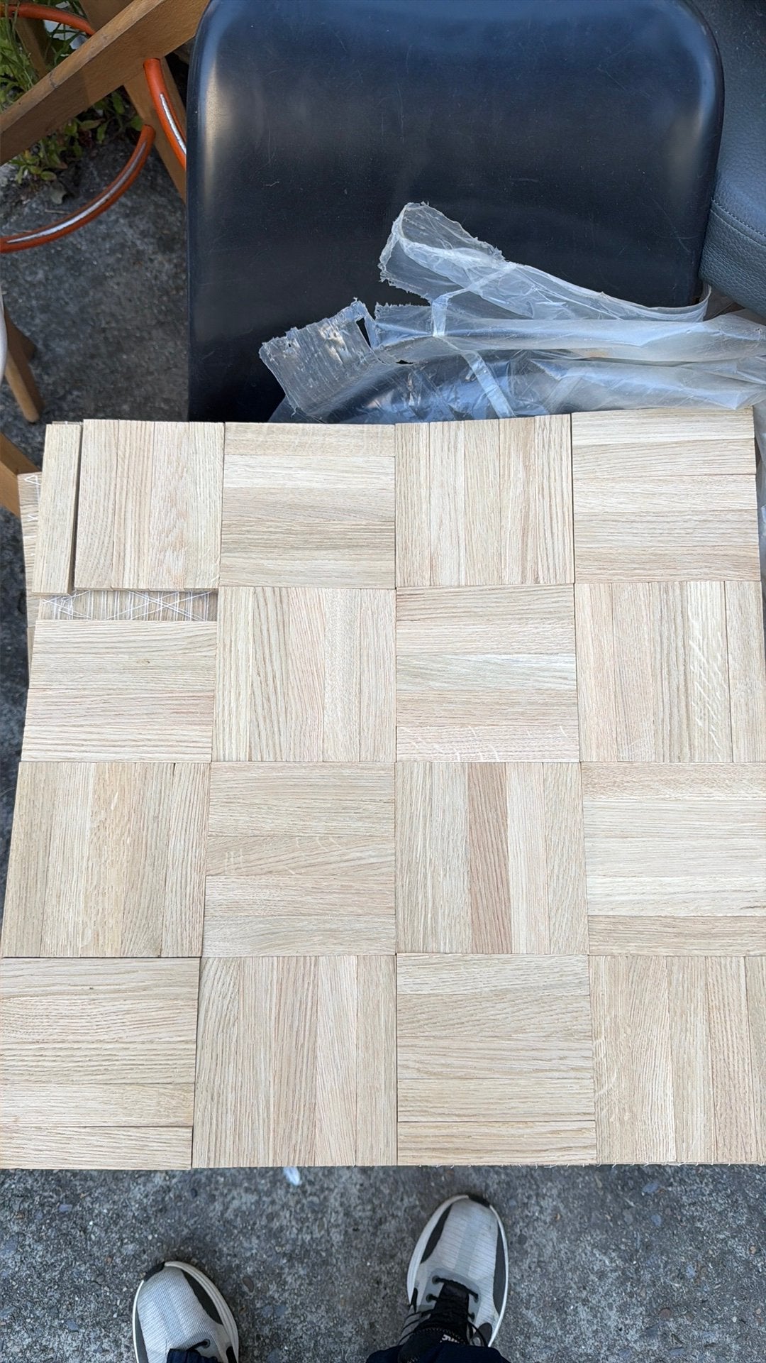 parquet, Jardin & Terrasse, Accessoires mobilier de jardin, Enlèvement, Comme neuf