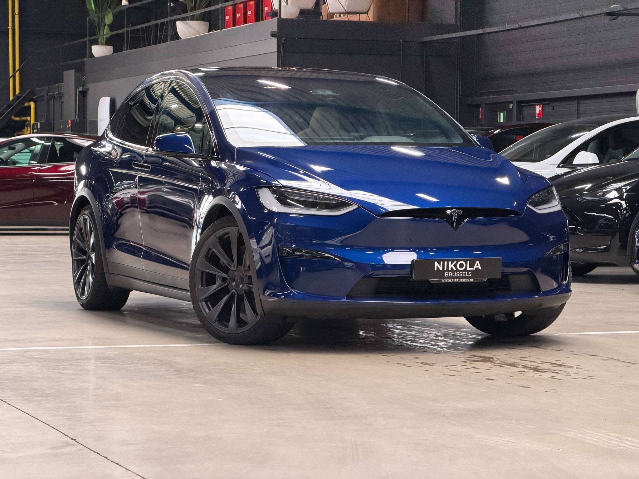 Tesla Model X FACELIFT - LONG RANGE -ALL WHEEL DRIVE - HARDW, Autos, Cuir, Model X, Achat, Beige
