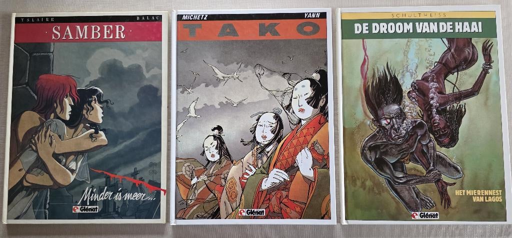 3 BD Glénat série Prestige Sambre Tako Schultheiss hardcover, Plusieurs BD, Enlèvement ou Envoi, Comme neuf, Diverse Auteurs