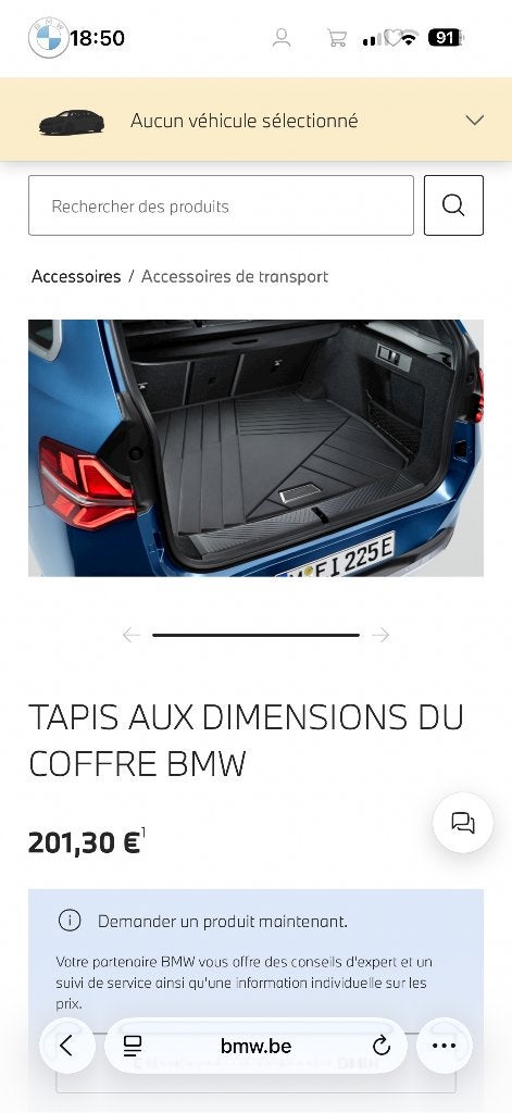 Tapis de coffre BMW, Enlèvement, Neuf