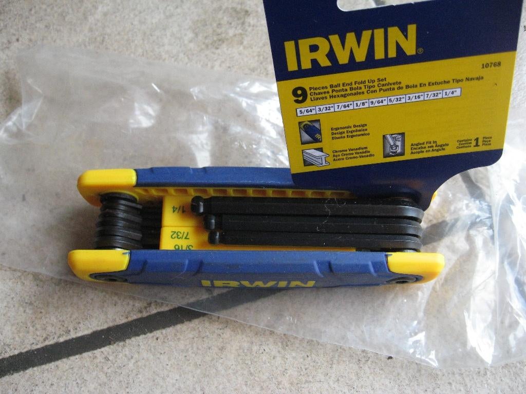 inbus sleutels engelse maten irwin, Ophalen, Nieuw