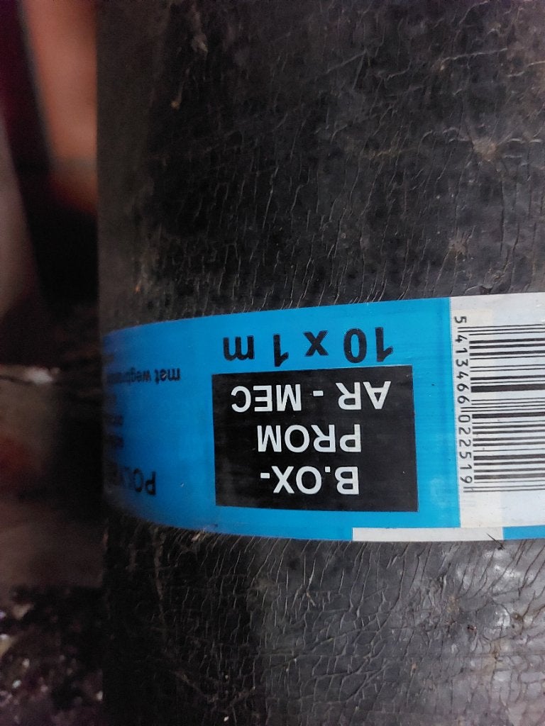 Gratis rol roofing, Neuf, Membrane goudronnée, Enlèvement, 5 à 10 m²