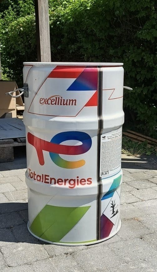 leeg vatje 50 liter , geen deuken of schade, Ophalen
