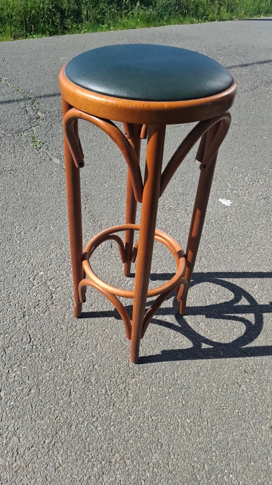 4 thonet bistro kruk leuke cafe horeca mancave partij, Gebruikt, 60 tot 90 cm, Ophalen of Verzenden, 4 krukken