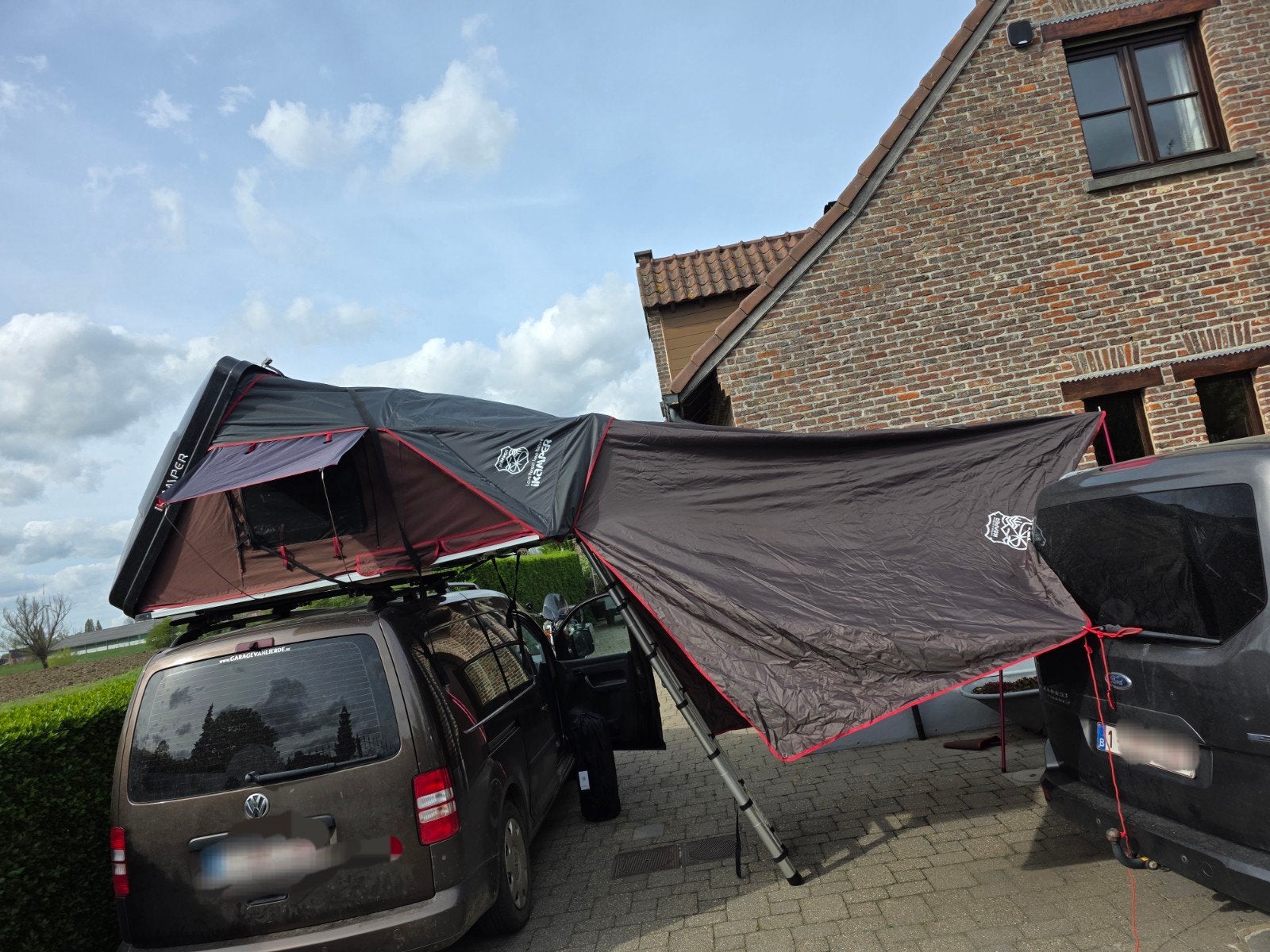 Daktent Ikamper skycamp 2.0 mini, Ophalen