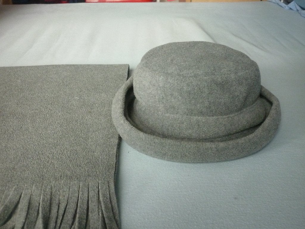 Fleece Sjaal + Hoedje, Kleding | Dames, Ophalen of Verzenden, Zo goed als nieuw, One size fits all, Hoed