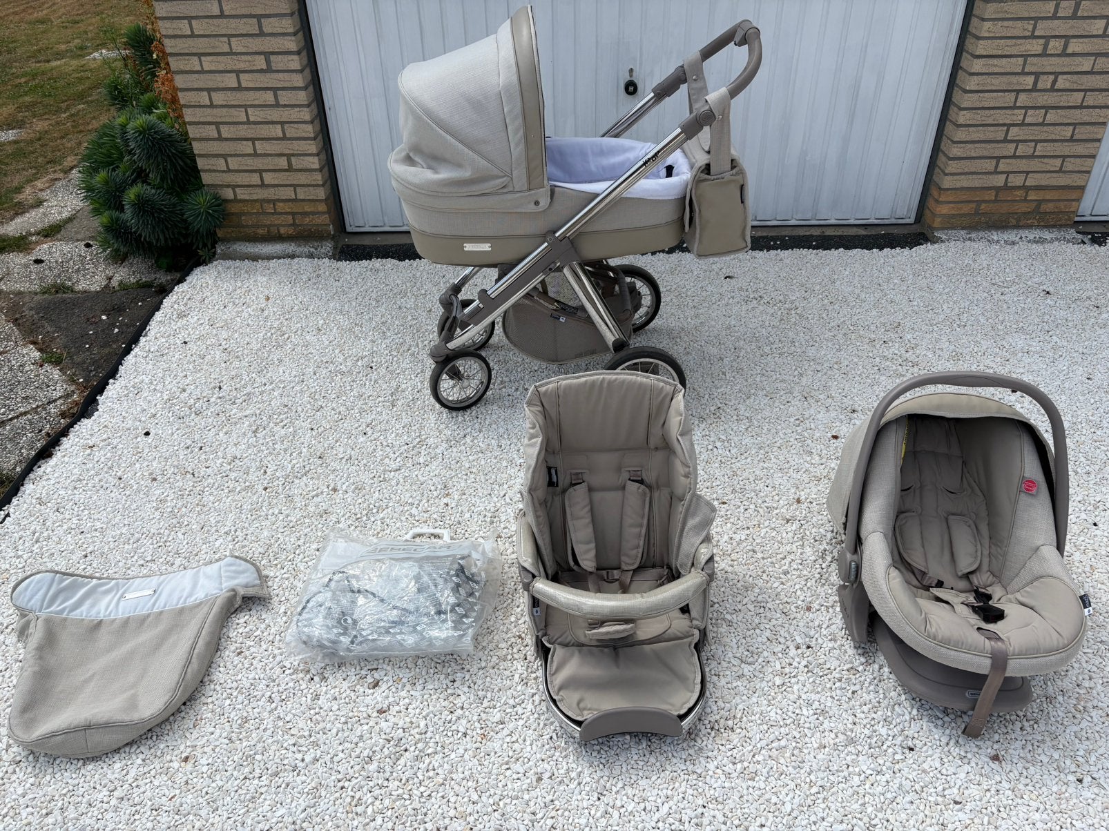 Poussette 3 en 1 bébé car, Enlèvement, Comme neuf, Poussette