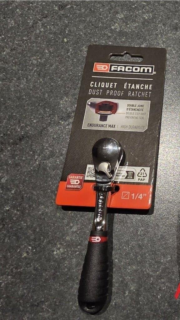 Splinternieuwe Facom Ratel 1/4, Doe-het-zelf en Bouw, Ophalen of Verzenden, Nieuw, Facom