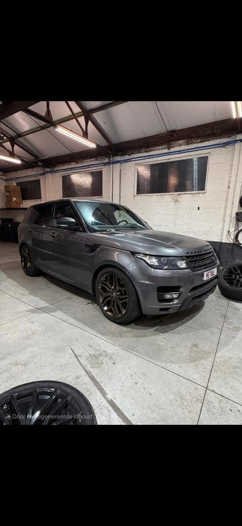 Range rover sport 3.0 v6, Automaat, Euro 6, Zwart, Leder