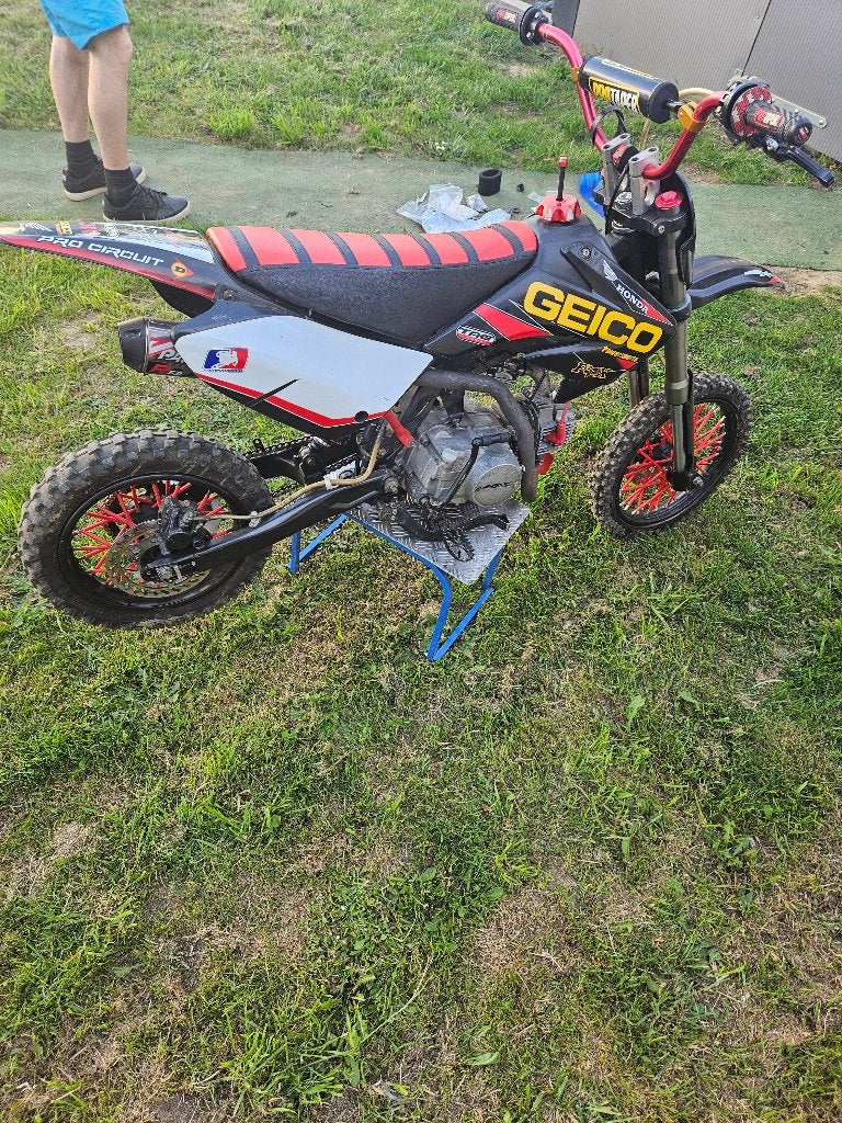 Moto cross, Enlèvement, 1 cylindre