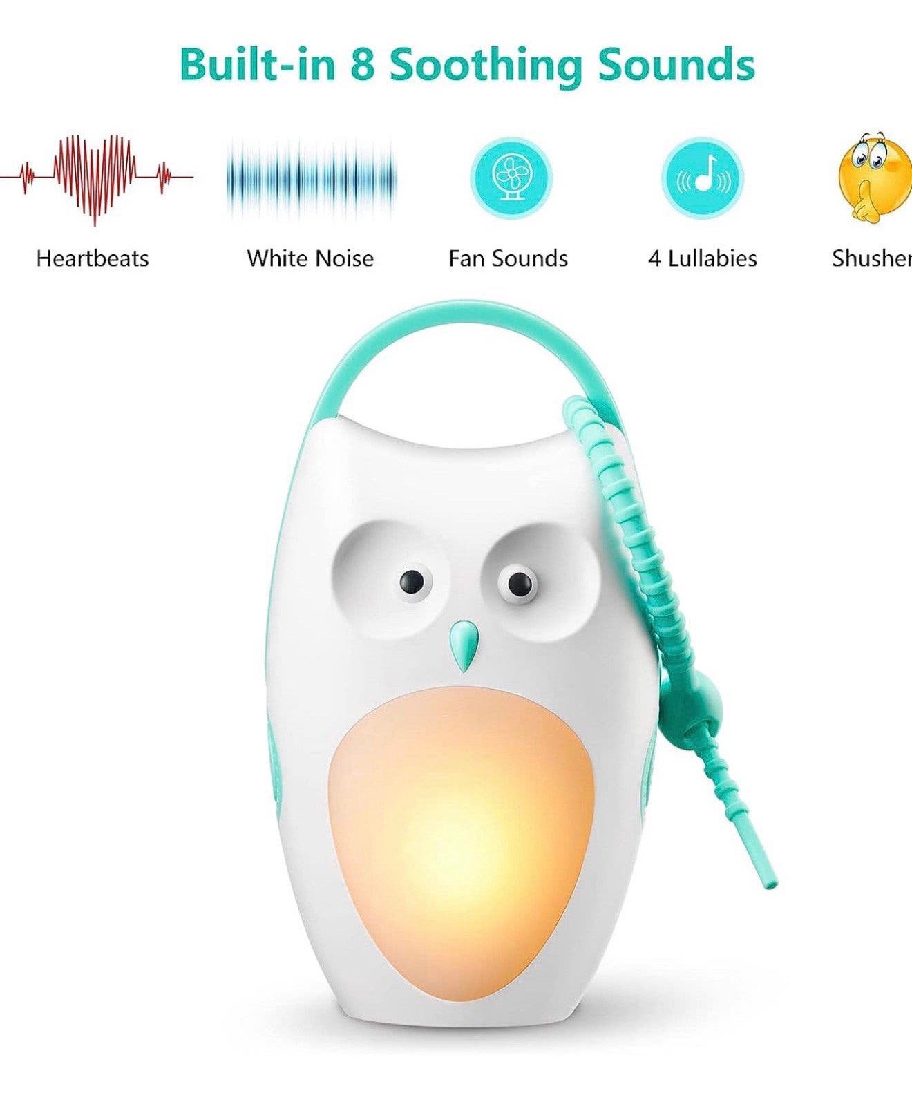 Réveil veilleuse hibou Réveil pour bébé +8 sons rechargeable, Enlèvement ou Envoi, Neuf