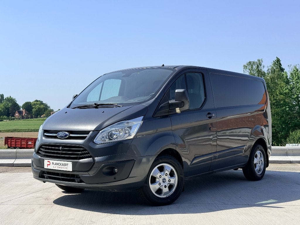 Ford Transit Custom 2.2 TDCi*Airco/Navi/Cam/Zetelverwarm*, Voorwielaandrijving, Zwart, 4 cilinders, 5 deurs