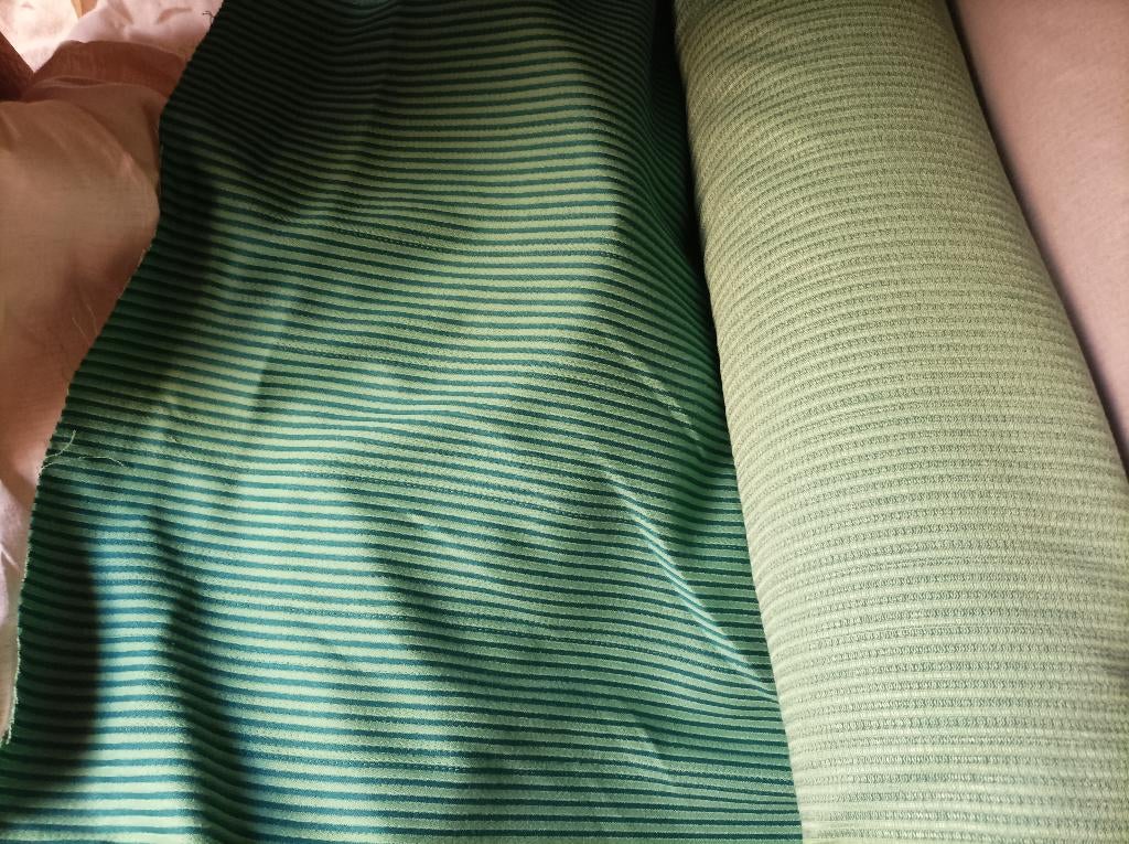 Tissu bayadère vert pour sellerie 2cv 6 volts, Enlèvement, Neuf, Citroën