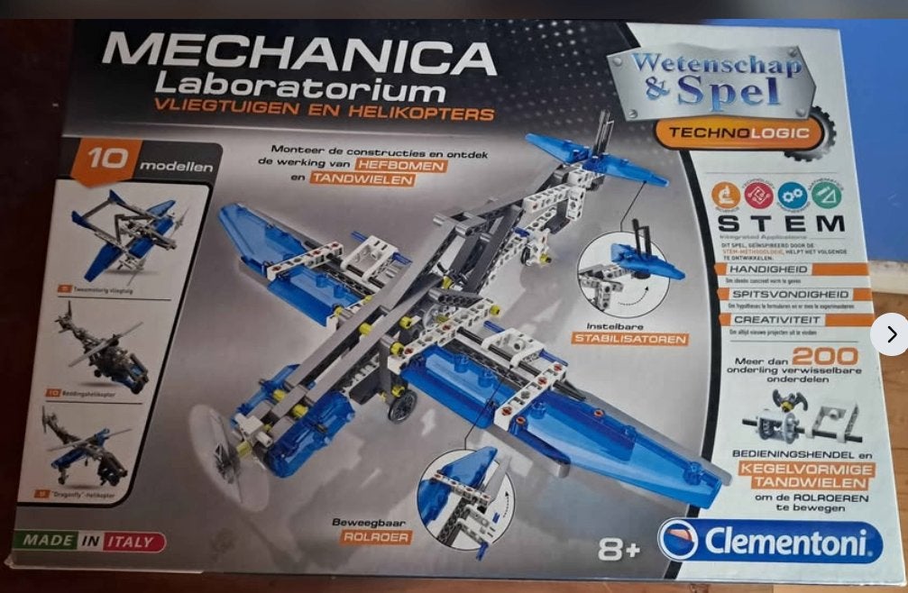 Mechanica laboratorium vliegtuigen en helikopters, Ophalen of Verzenden, Zo goed als nieuw