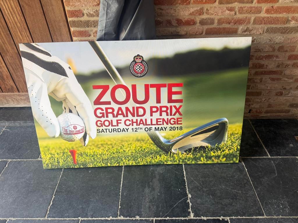 Zoute grand prix groot kader, Antiek en Kunst, Kunst | Schilderijen | Modern, Ophalen