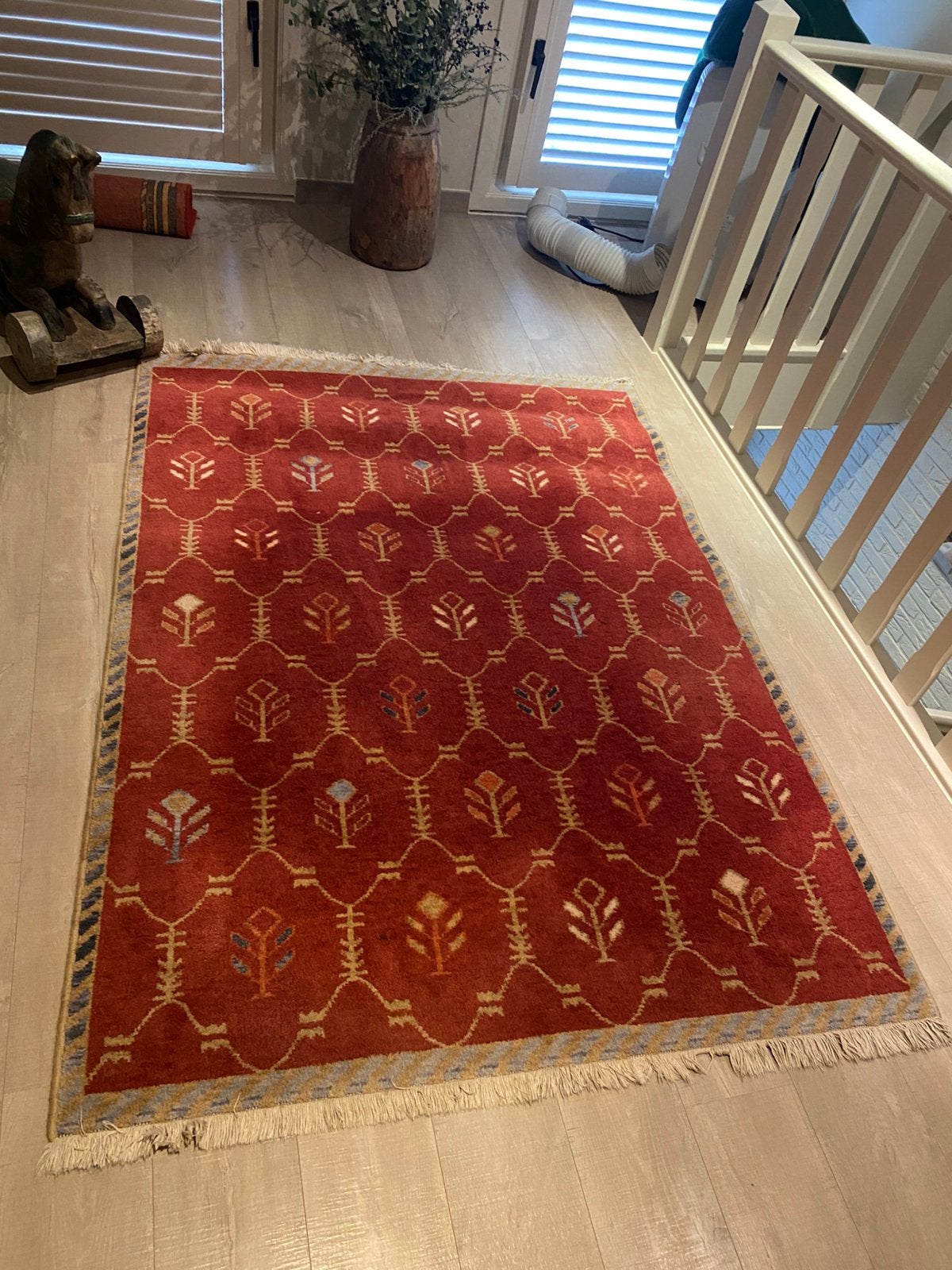 Oosters tapijt 140 x190, Gebruikt, 100 tot 150 cm, Ophalen of Verzenden, Bruin