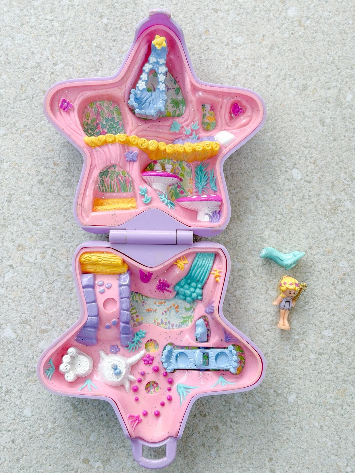 Polly Pocket Fairy Fantasy 1992 - compleet, Verzamelen, Poppetjes en Figuurtjes, Verzenden, Gebruikt