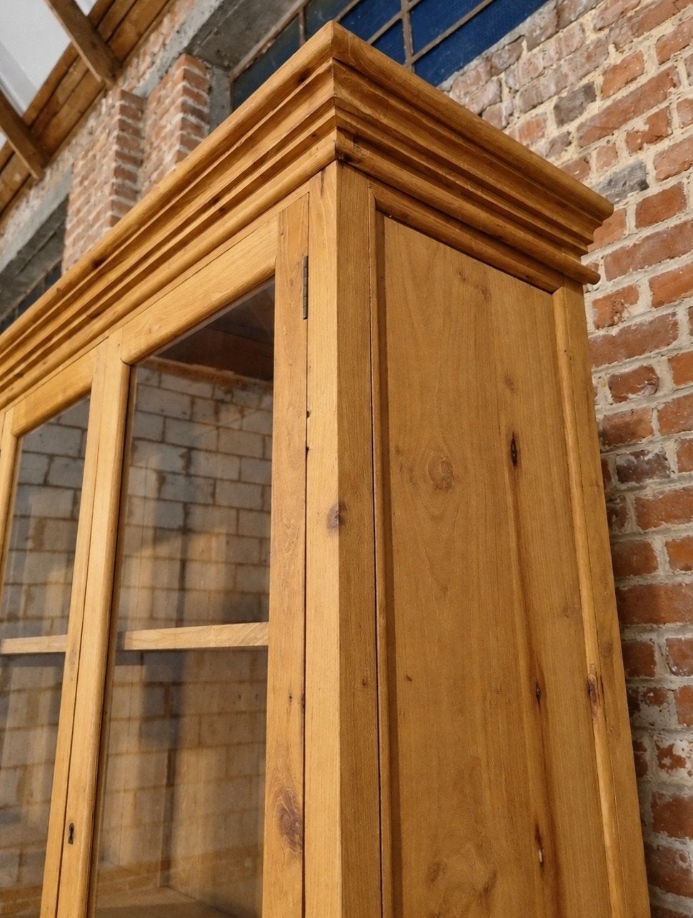 buffet/vitrine en teck ART :, Maison & Meubles, Teck, 25 à 50 cm, 200 cm ou plus, .