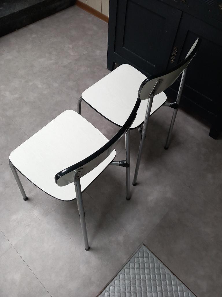 twee formica stoelen, Enlèvement, Utilisé, Deux
