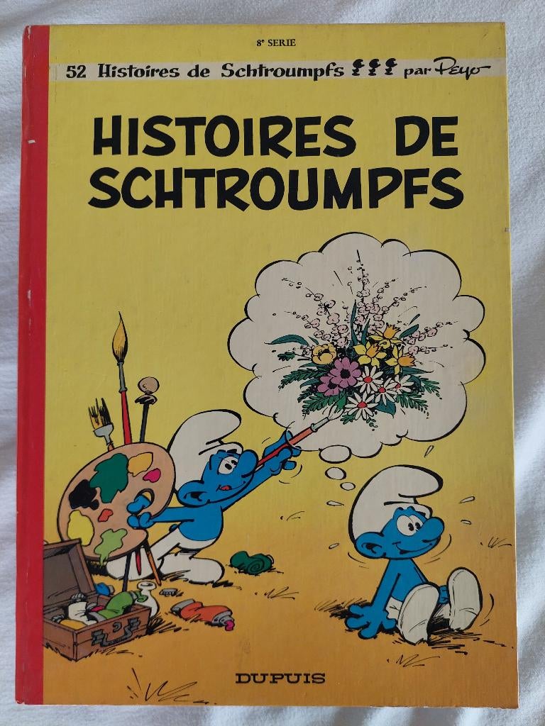 Schtroumpfs T.8 Histoires de Schtroumpfs (eo) - Etat moyen, Une BD, Enlèvement ou Envoi, Utilisé