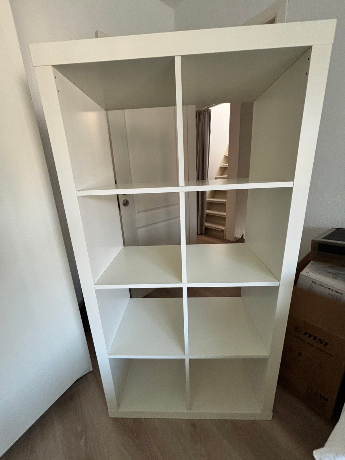 Kallax open kast, Ophalen, Gebruikt