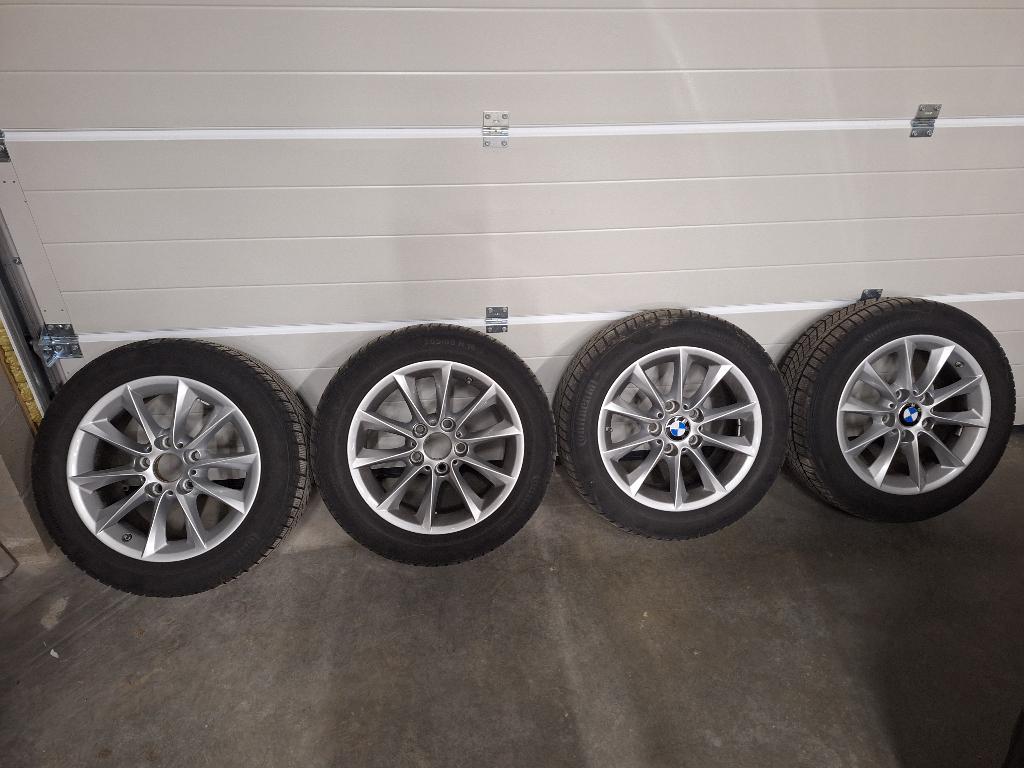 Jantes BMW avec pneus d'hiver Continental Star, Pneus et Jantes, Pneus hiver, 16 pouces, Véhicule de tourisme