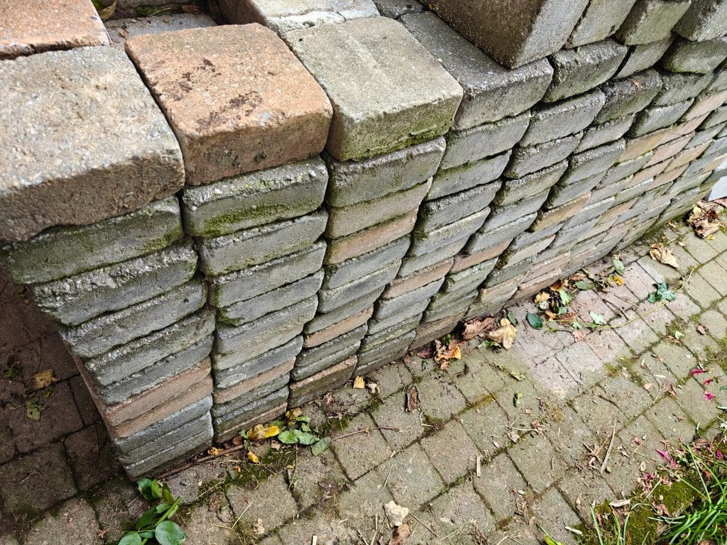450 voyelles GRATUITES, Enlèvement, Utilisé, Béton, Briques