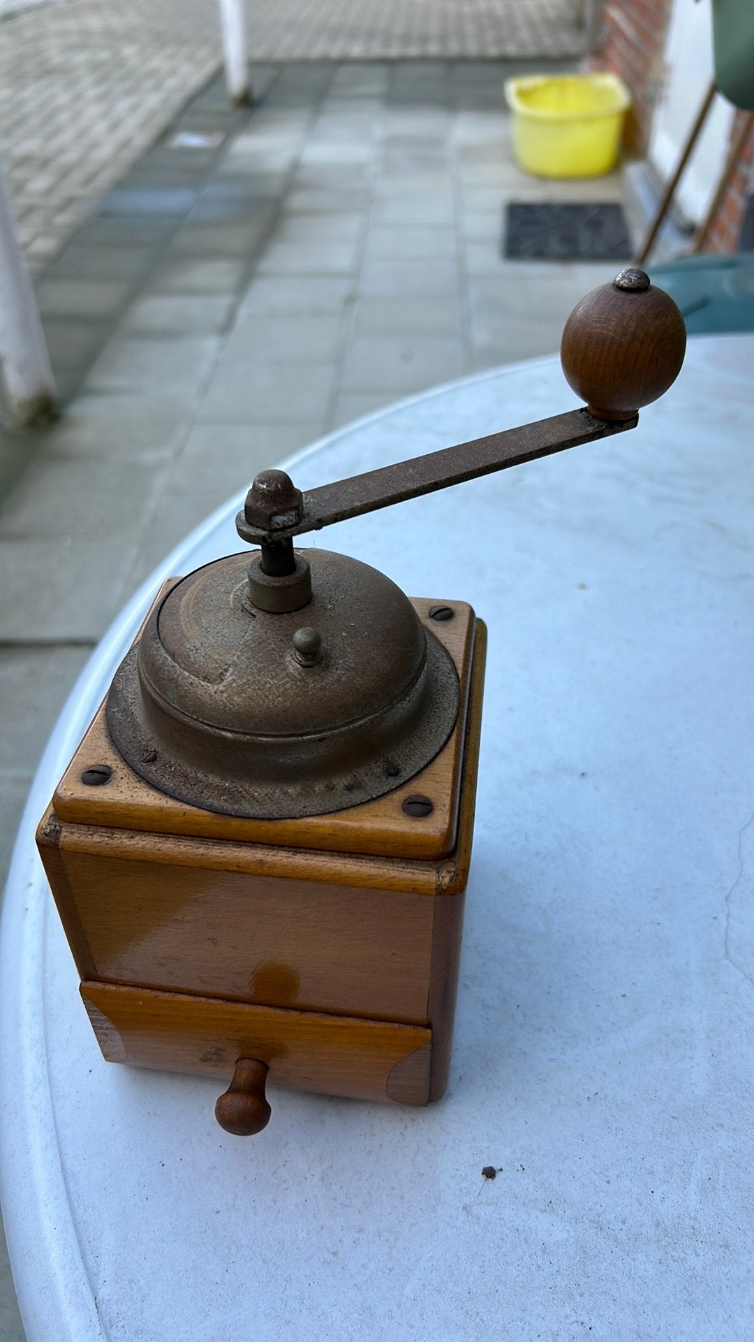 Vintage koffiemolen, Antiek en Kunst, Ophalen of Verzenden