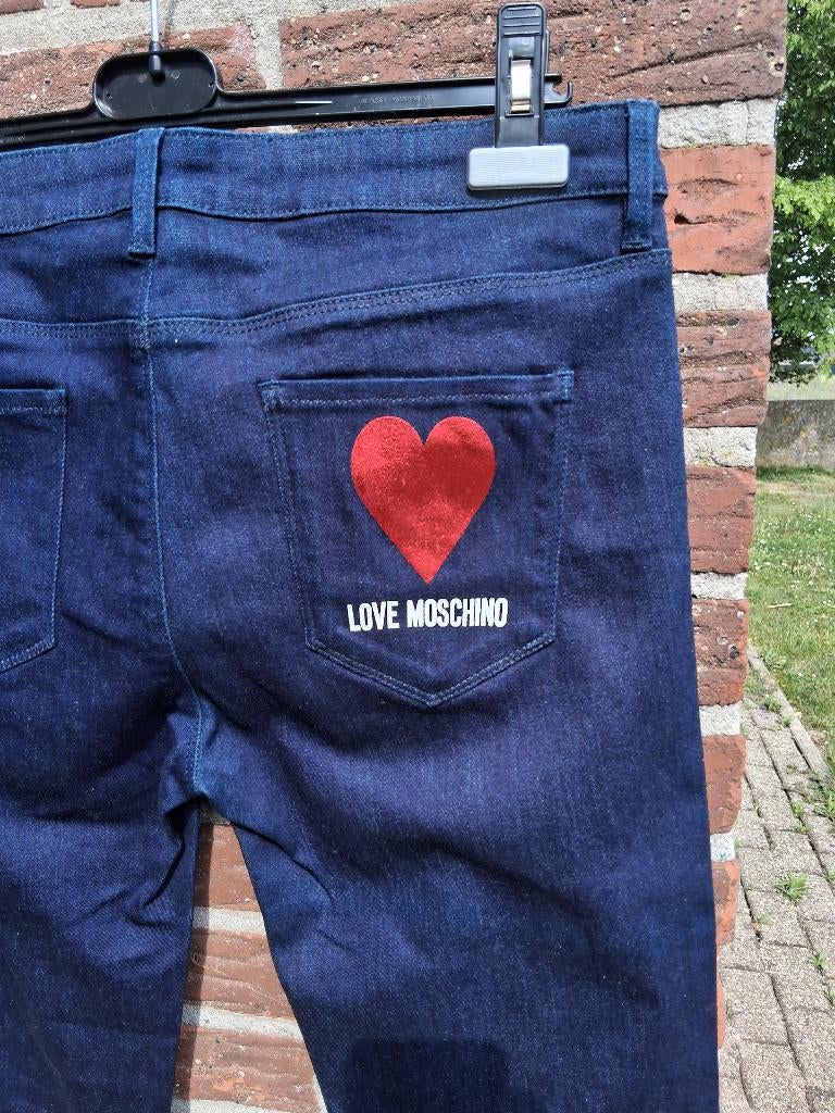 Dames jeans broek Love Moschino Mt25, Love Moschino, Blauw, Nieuw, Ophalen of Verzenden
