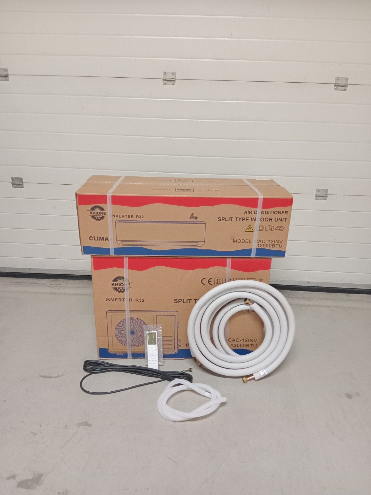 airco split unit koelen&verwarmen R32 3.5 kw lijdingset 4M, Elektronische apparatuur, Koelen en Ontvochtigen, Timer, Nieuw, 3 snelheden of meer