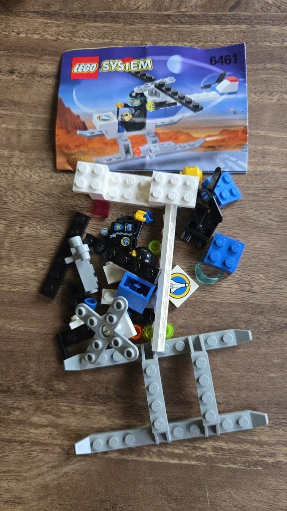 Lego City 6461 - Surveillance Chopper, Lego, Ophalen of Verzenden, City, Gebruikt