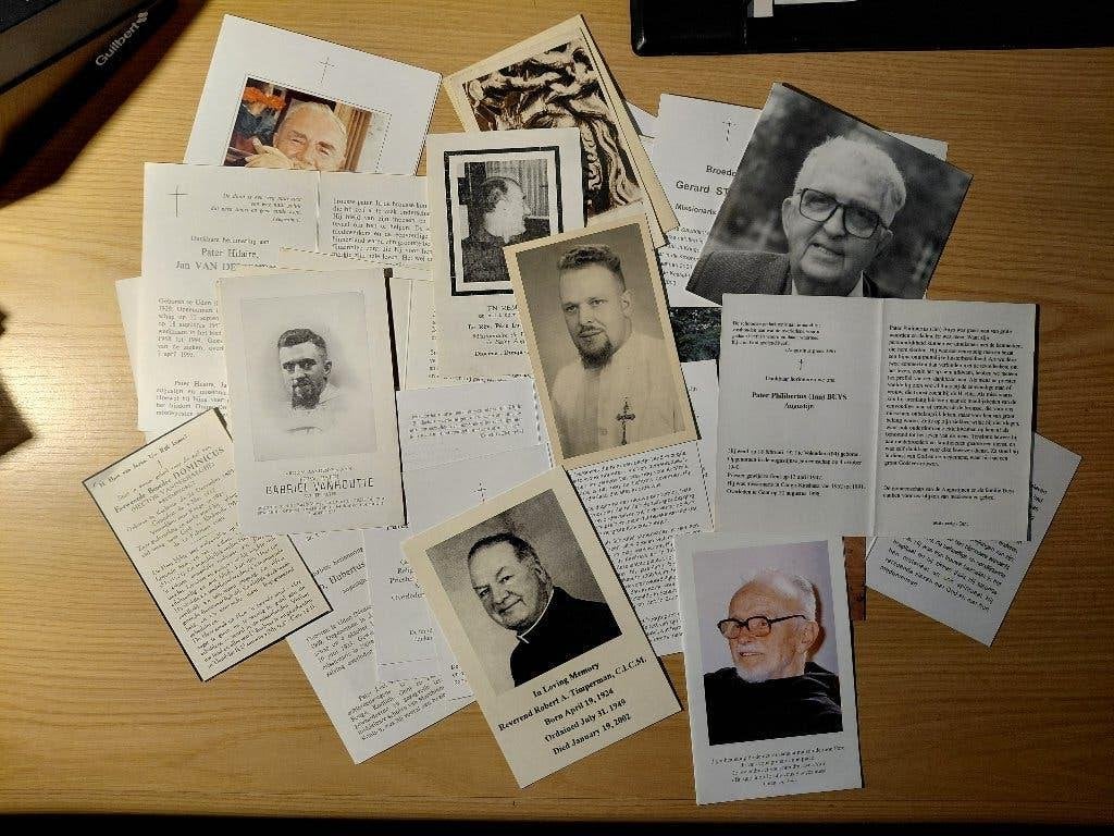 doodsprentjes missionarissen, Ophalen of Verzenden, Bidprentje