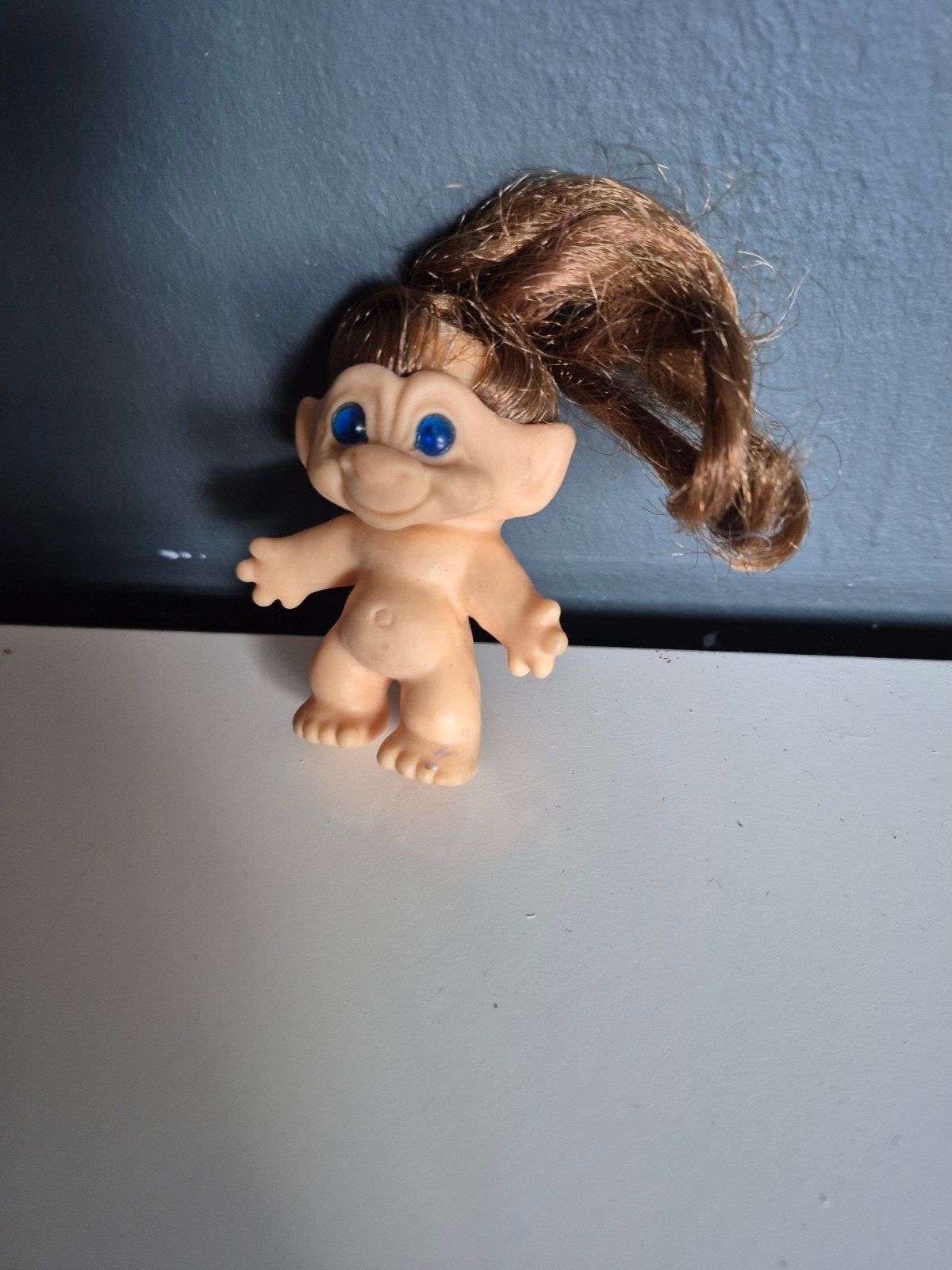 troll vintage popje 8cm, Ophalen of Verzenden