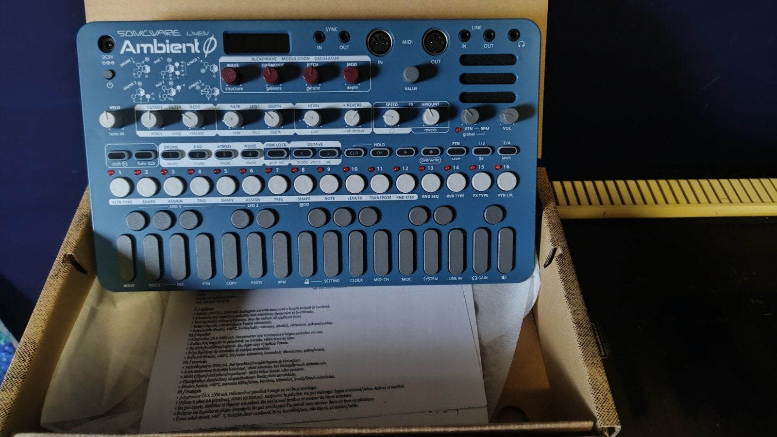 sonicware LIVEN Ambient 0, Ophalen of Verzenden, Zo goed als nieuw