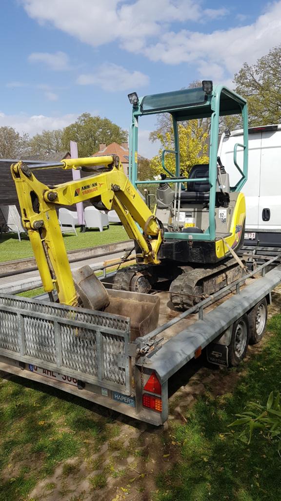 Yanmar sv15. Bl 2009 maar weinig uren. 1300 h, Zakelijke goederen, Machines en Bouw | Kranen en Graafmachines, Ophalen